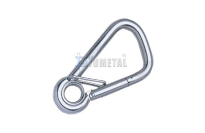 S.SK11 Oblique Angle Snap Hook with Eyelet & Spring Pin