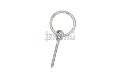 S.EB16 Eye Screw with Ring,Wood Thread