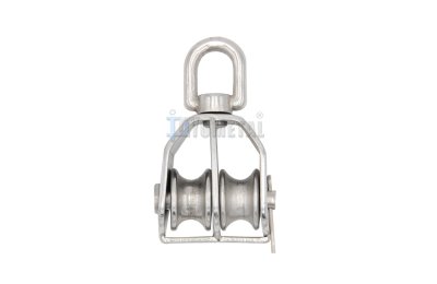 S.BL02 Swivel Eye Pulley, Double Sheaves 