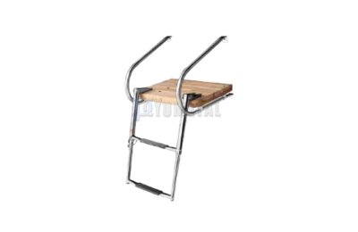 S.M2021 Swimming Ladder with Teak Wood Platform